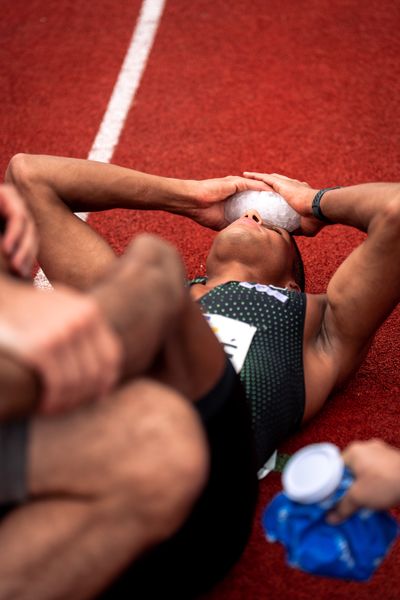 Neuer Meetingrekord für Malik Diakite (Hannover 96) über 400m in 46.76 Sekunden am 07.05.2022 beim Stadtwerke Ratingen Mehrkampf-Meeting 2022 in Ratingen